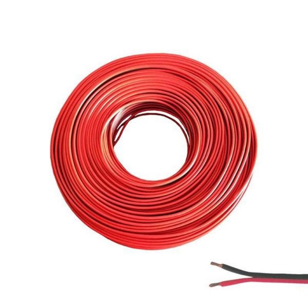 Καλώδιο Ηχείων Μαύρο - Κόκκινο 2 x 1mm 1-100m FERRARA